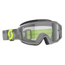 Scott Split OTG light grau neongelb Crossbrille klar