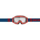 Scott Split OTG dark blau neonrot Crossbrille klar