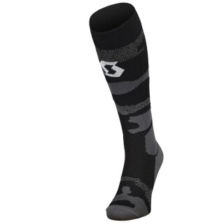 Scott Camo Socken Mittellang dunkelgrau weiß