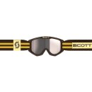 Scott 89X Era braun Retro-Crossbrille silber verspiegelt