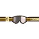 Scott 89X Era braun Retro-Crossbrille silber verspiegelt