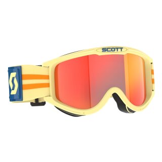 Scott 89X Era beige Retro-Crossbrille orange verspiegelt