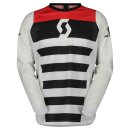 Scott Jersey Evo Race Motocross-Hemd weiß rot