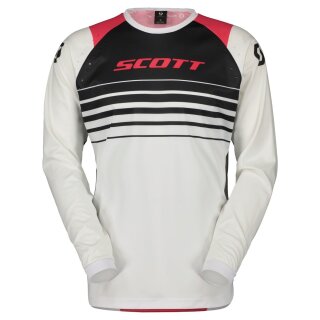Scott Jersey Evo Swap Motocross-Hemd weiß pink