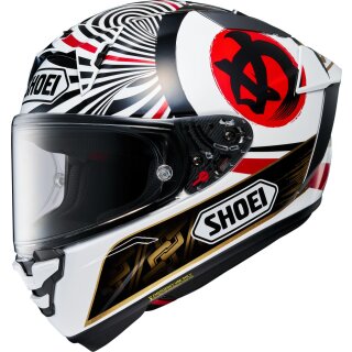 Shoei X-SPR Pro Marquez Motegi4 TC-1 Helm rot weiß gold