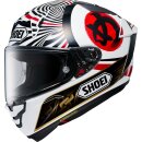 Shoei X-SPR PRO Marquez Motegi4 TC-1 Helm rot weiß gold