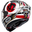 Shoei X-SPR PRO Marquez Motegi4 TC-1 Helm rot weiß gold