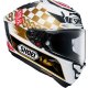 Shoei X-SPR PRO Marquez Motegi4 TC-1 Helm rot weiß gold
