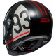 Shoei Glamster06 MM93 Coll. Classic TC-5 Helm schwarz rot