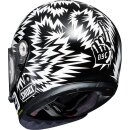 Shoei Glamster06 Neighborhood X Death Spray Custom TC-5 Helm schwarz weiß