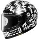 Shoei Glamster06 Neighborhood X Death Spray Custom TC-5 Helm schwarz weiß