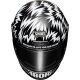 Shoei Glamster06 Neighborhood X Death Spray Custom TC-5 Helm schwarz weiß