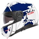 Schuberth C5 Globe Motorrad Klapphelm blau weiß