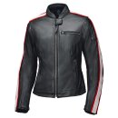 Held Brixham Damen Motorrad-Jacke Vintage schwarz rot
