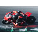 Dainese Misano 3 Perf D-Air® 1Pc Airbag-Kombi schwarz rot neonrot