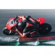 Dainese Misano 3 Perf D-Air® 1Pc Airbag-Kombi schwarz rot neonrot