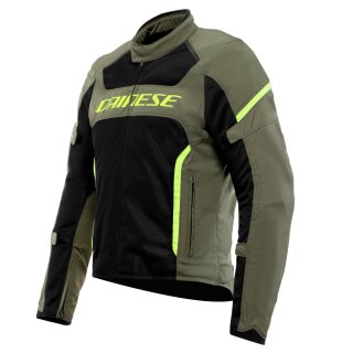 Dainese Air Frame 3 Motorrad-Jacke grün schwarz neongelb