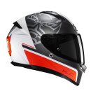 HJC C10 FQ 20 MC1SF Fabio Quartararo Helm matt rot grau