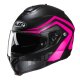 HJC C91N Nepos Klapphelm MC8SF matt pink schwarz