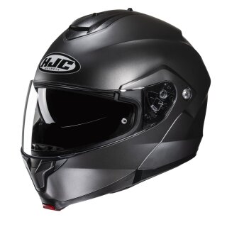 HJC C91N Klapphelm Uni Semi matt Titanium grau