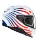 HJC F71 Zen Integralhelm MC21SF matt blau rot orange