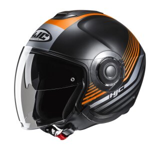 HJC i40N Dova Jethelm MC7SF matt orange grau schwarz