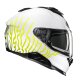 HJC i71 Celos Integralhelm MC3H weiß neongelb