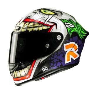 HJC Rpha 1 Joker MC48SF DC Helm matt grün violett weiß