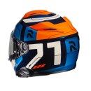 HJC Rpha 71 Cozad Integralhelm MC27 blau orange beige