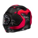 HJC Rpha 91 Carbon Noela Klapphelm MC1 Carbon rot