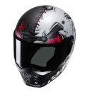 HJC V10 Vatt Helm MC1SF matt silber anthrazit rot