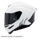 Alpinestars Supertech R10 Carbon-Helm Uni weiß