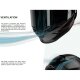 Alpinestars Supertech R10 Team Carbon-Helm mattschwarz neonrot blau