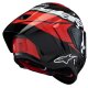 Alpinestars Supertech R10 Element Carbon-Helm schwarz rot weiß