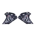 Alpinestars Visiermechanik Supertech R10 schwarz grau