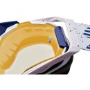 100% Armega Solis weiß blau Crossbrille gold...