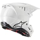Alpinestars S-M5 Crosshelm 22.06 Uni Glossy weiß