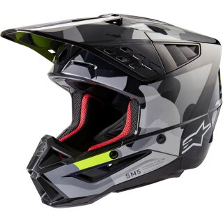 Alpinestars S-M5 Rover 2 Crosshelm 22.06 grau neongelb