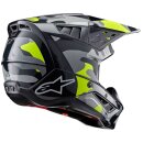 Alpinestars S-M5 Rover 2 Crosshelm 22.06 grau neongelb