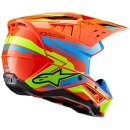 Alpinestars S-M5 Action 2 Crosshelm 22.06 neonorange türkis neongelb