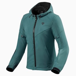 Revit Afterburn H2O Ladies Damen Hoodie Jacke Petrol grün