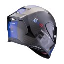 Scorpion Exo-R1 Evo Carbon Air MG Helm mattschwarz blau