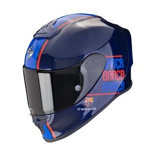 Scorpion Exo-R1 Evo Air FC Barcelona Helm blau rot
