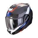 Scorpion Exo-Tech Evo Carbon Rover Klapphelm schwarz rot...