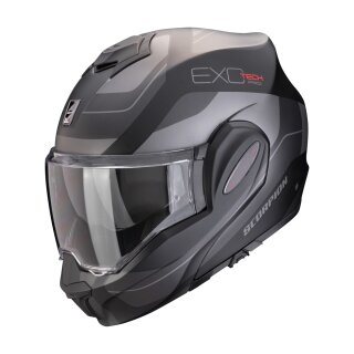 Scorpion Exo-Tech Evo Pro Commuta Klapphelm mattschwarz silber