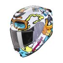 Scorpion Exo-JNR Fun Kinder Integralhelm weiß blau