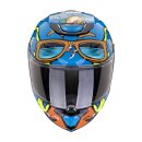 Scorpion Exo-JNR Fun Kinder Integralhelm blau orange