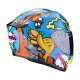 Scorpion Exo-JNR Fun Kinder Integralhelm blau orange