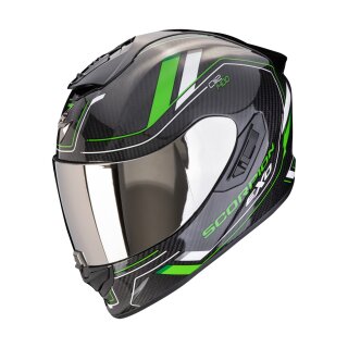 Scorpion Exo-1400 Evo II Carbon Air Mirage Helm schwarz grün