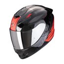 Scorpion Exo-1400 Evo II Air Luma Helm schwarz rot